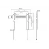 Multibrackets M VESA Wallmount Super cienki Fixed 400 MAX