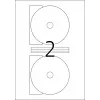 Samoprzylepna etykieta do drukarek HERMA etykiety na CD Maxi A4 Ø 116 mm