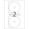 Samoprzylepne etykiety do drukarki HERMA CD labels Maxi A4 Ø 116 mm