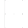 Wielofunkcyjne etykiety HERMA 52x82 mm biały papier matowy odręczne napisy 128 szt.