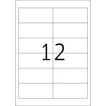Etykiety HERMA Premium A4 97x42,3 mm biały matowy papier 2400 szt.