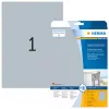 Etykiety tabliczki znamionowej HERMA 4224 A4 210x297 mm srebrne