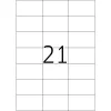 Samoprzylepne etykiety do drukarek HERMA Labels Premium A4 70x42,3 mm