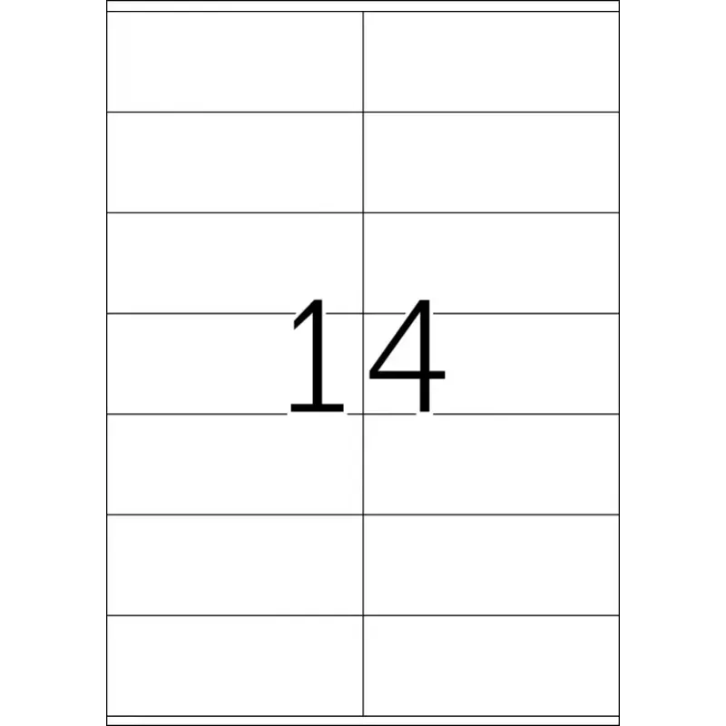 Etykiety HERMA Premium A4 105x42 mm biały papier matowy 1400 szt.