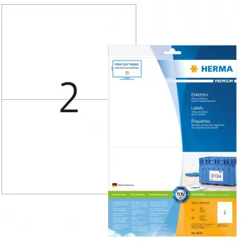 Samoprzylepna etykieta do drukarki HERMA Labels Premium A4 210x148 mm