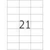 Samoprzylepna etykieta do drukarek HERMA Labels A4 70x42,3 mm