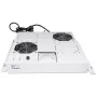 Intellinet 2-Fan Ventilation Unit for 19 inch Racks, Roof Mount, with Thermostat, szary
