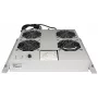 Intellinet 4-Fan Ventilation Unit for 19 inch Racks, Roof Mount, with Thermostat, szary