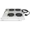 Intellinet 4-Fan Ventilation Unit for 19 inch Racks, Roof Mount, with Thermostat, szary