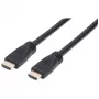 Kabel Manhattan HDMI 4K@60Hz z Ethernetem - klasa CL3, 8 m, odpowiedni do montażu w ścianie, do wszystkich zastosowań 4K i 1080p/HD – gdy modernizujesz teraz lub przygotowujesz się na przyszłość, wtyk męski na wtyk męski, czarny, Ultra HD 4K x 2K, dożywotnia gwarancja, Premium High Speed
