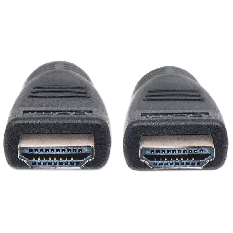 Kabel Manhattan HDMI 4K@60Hz z Ethernetem - klasa CL3, 8 m, odpowiedni do montażu w ścianie, do wszystkich zastosowań 4K i 1080p/HD – gdy modernizujesz teraz lub przygotowujesz się na przyszłość, wtyk męski na wtyk męski, czarny, Ultra HD 4K x 2K, dożywotnia gwarancja, Premium High Speed
