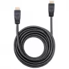 Kabel Manhattan HDMI 4K@60Hz z Ethernetem - klasa CL3, 8 m, odpowiedni do montażu w ścianie, do wszystkich zastosowań 4K i 1080p/HD – gdy modernizujesz teraz lub przygotowujesz się na przyszłość, wtyk męski na wtyk męski, czarny, Ultra HD 4K x 2K, dożywotnia gwarancja, Premium High Speed
