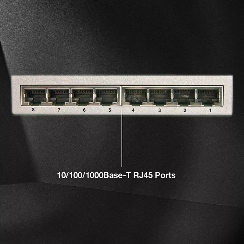 Lindy sieciowy Switch - Gigabit, Desktop, 8 Port, 10/100/1000