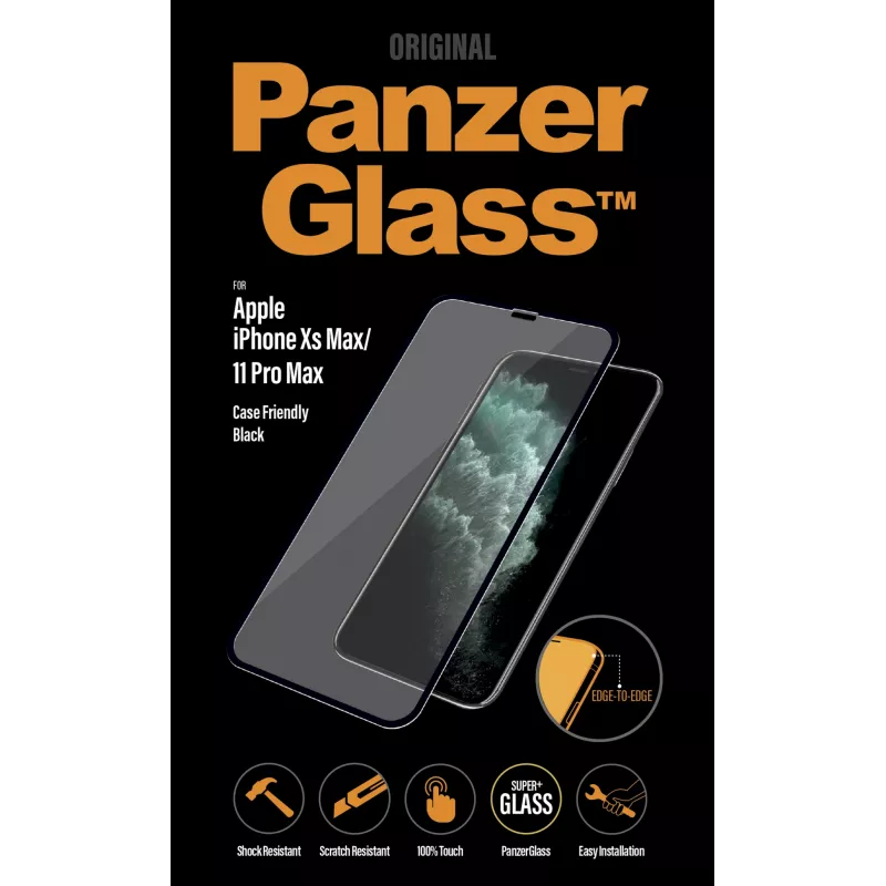 PanzerGlass ® Szkło ochronne iPhone 11 Pro Max | Xs Max | Edge-to-Edge