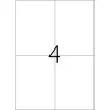 Samoprzylepne etykiety do drukarek HERMA Labels Premium A4 105x148 mm