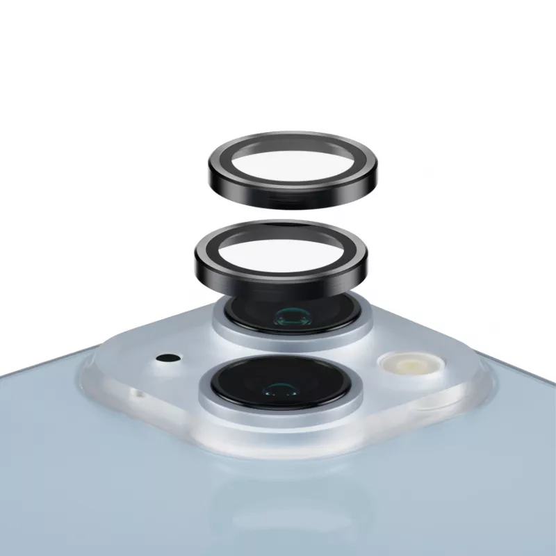 PanzerGlass ® Hoops® Camera Lens Protector Czarny iPhone 14 | 14 Plus