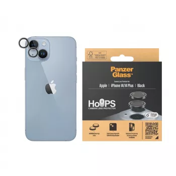 PanzerGlass ® Hoops® Camera Lens Protector Czarny iPhone 14 | 14 Plus