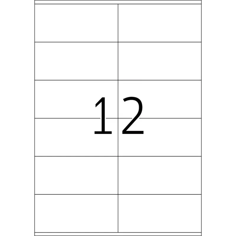 Etykiety HERMA Premium A4 105x48 mm biały papier mat 1200 szt.
