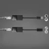 Lindy 60m USB 1.1 Cat.6 Extender Basic, Nadajnik i odbiornik sieciowy, 60 m, 12 Mbit/s, Cat5e, Cat6, Czarny, Tworzywo sztuczne
