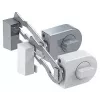 Zamek Olympia RS 50R — biały, wysokość 27 mm, głębokość 128 mm, waga 1,04 kg