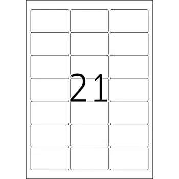 Przestawialne etykiety adresowe HERMA 63,5x38,1 mm 2100 szt.