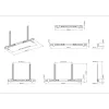 Multibrackets M Uniwersalny uchwyt do soundbara 55-110 cali Czarny 10 kg