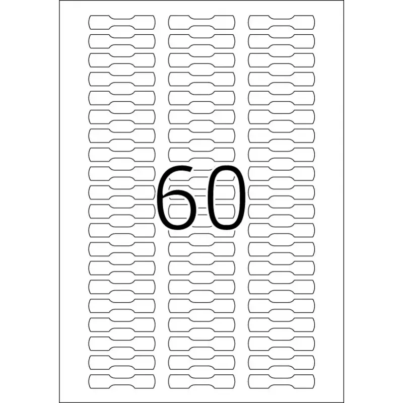 Samoprzylepne etykiety do drukarek HERMA 5116 A4 49x10 mm 1500 szt.