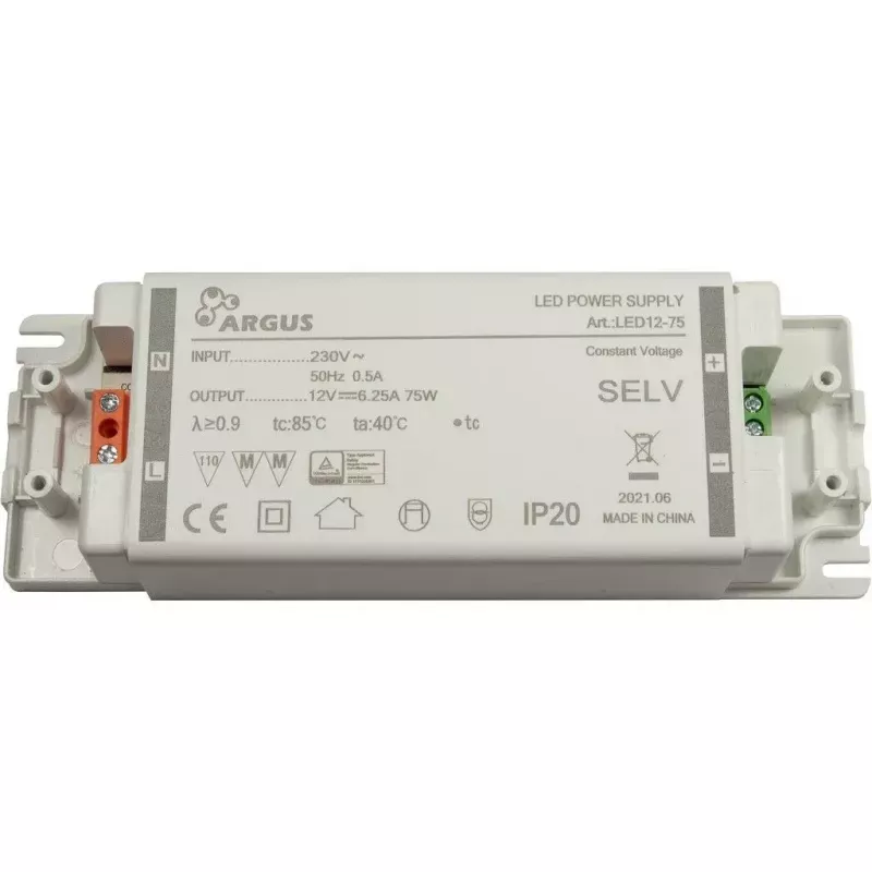 Zasilacz LED Inter-Tech LED12-75 75W IP20 100000h