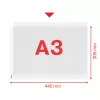 Esselte Quality Pocket A3 Landscape, 30% plastiku z recyklingu przedkonsumenckiego