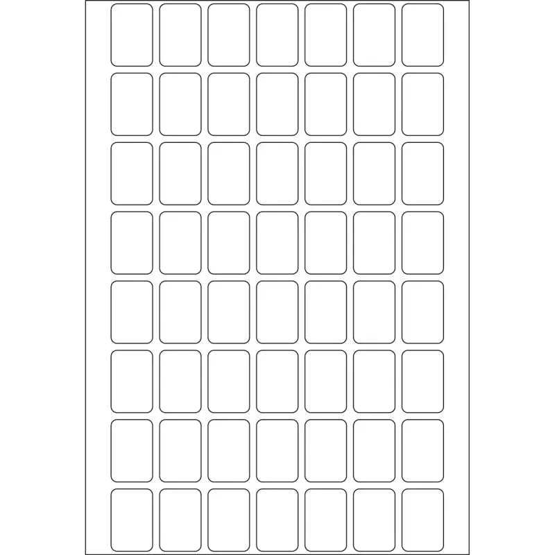 Etykiety uniwersalne HERMA 12x18 mm biały Materiał przesuwny/usuwalny papier matowy