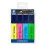 Marker Staedtler Textsurfer classic 364 Końcówka dłutowa Niebieski Zielony Różowy Żółty
