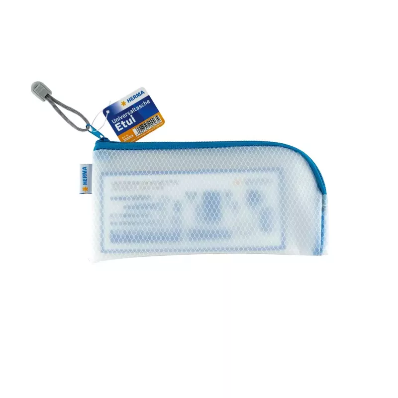 Pencil Case HERMA 20003 Hard EVA niebieski Transparent 110x230 mm