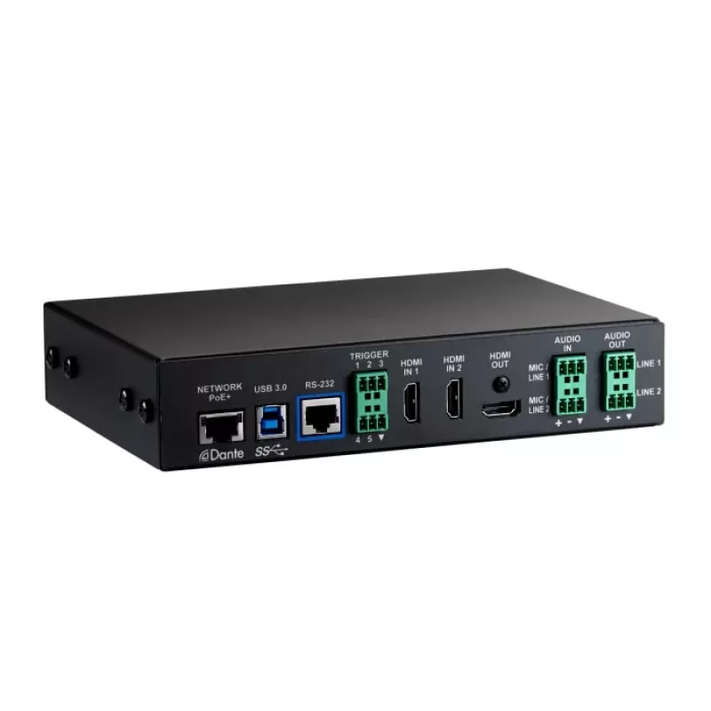 Vaddio AV Bridge 2x1, 1920 x 1080 pikseli, 60 kl./s, Czarny, 0 - 40 °C, 20 - 80%, 480,8 mm