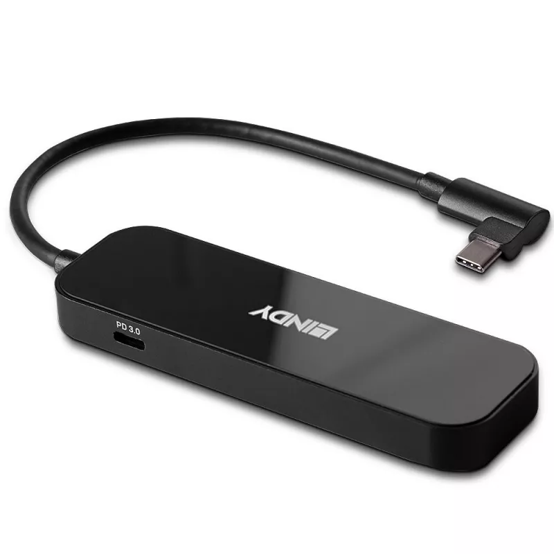 Lindy 43334 Hub USB 3.2 Gen 1 Type-C, 4 porty
