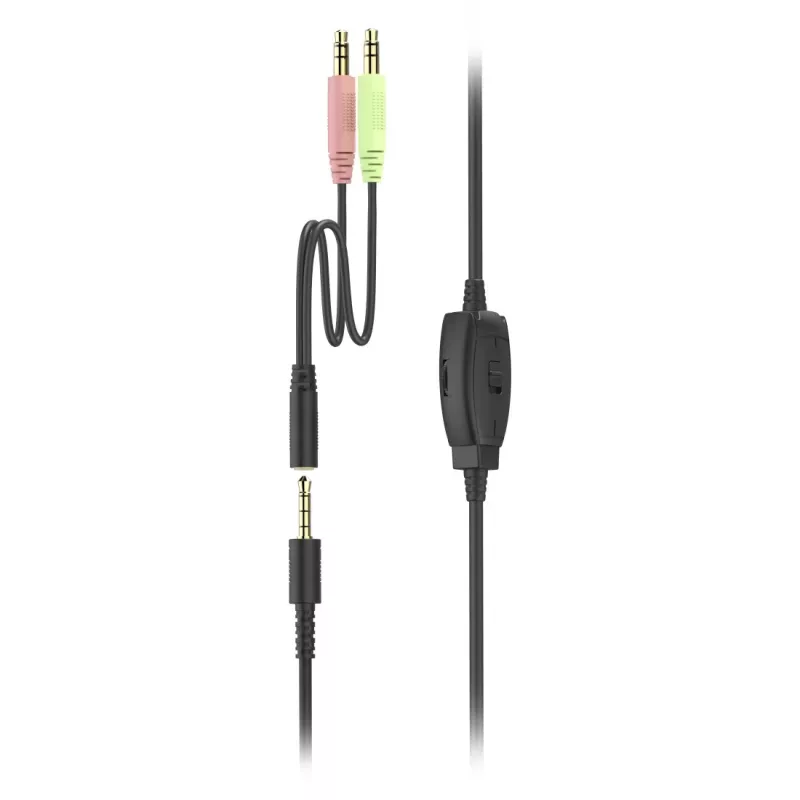 Hama HS-P350 V2 Zestaw słuchawkowy Przewodowa Nagłowny Biurowo/centrum telefoniczna Czarny