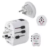 Hama World Travel Pro Light USB uniwersalna wtyczka zasilacza Biały