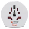 Hama World Travel Pro Light USB uniwersalna wtyczka zasilacza Biały