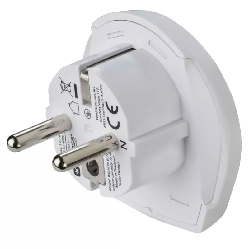Hama World Travel Pro Light USB uniwersalna wtyczka zasilacza Biały