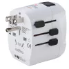 Hama World Travel Pro Light USB uniwersalna wtyczka zasilacza Biały