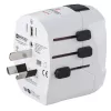 Hama World Travel Pro Light USB uniwersalna wtyczka zasilacza Biały
