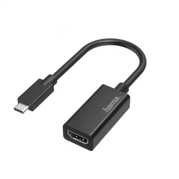 Hama 00200315 adapter wideo USB Type-C HDMI czarny