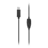 Zestaw słuchawkowy Hama HS-USB250 V2 Przewodowy Nauszny Biuro/Call center USB Typ-A Czarny