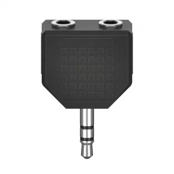 Hama 00205191 przejściówka do złącza złącza 3,5 mm 2 x 3,5 mm czarna