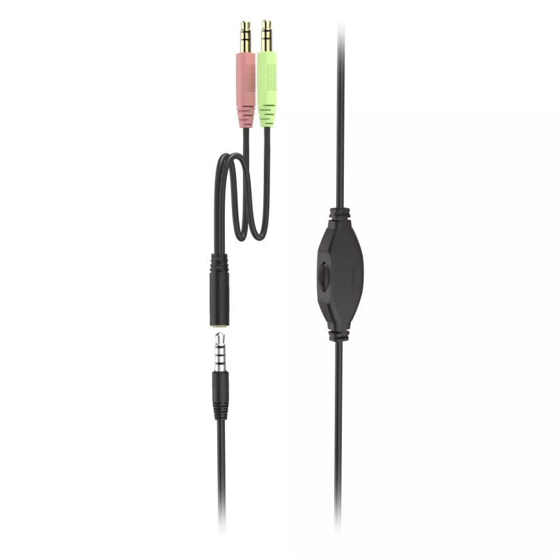 Hama HS-P100 V2 Zestaw słuchawkowy Przewodowy Head-band Biuro/Call center Czarny, Srebrny