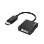 Hama 00200336 przejściówka kabla wideo DisplayPort DVI-I Czarny