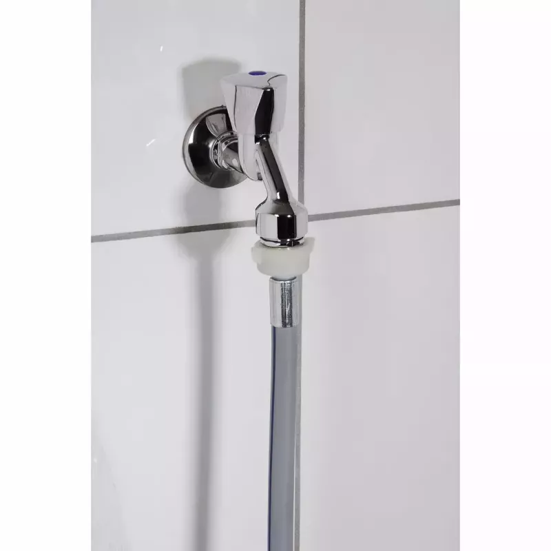 Węże dopływowe i odpływowe Xavax 00111833 do zmywarki, szary, PVC/nylon, 1500 mm, 1 szt.