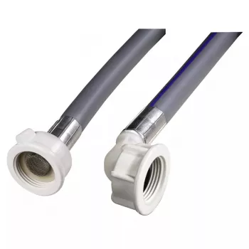 Węże dopływowe i odpływowe Xavax 00111833 do zmywarki, szary, PVC/nylon, 1500 mm, 1 szt.