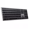 Klawiatura Satechi X3 pełnowymiarowa (100%) Bluetooth QWERTY angielska — Czarno-szara
