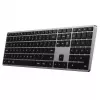 Klawiatura Satechi X3 pełnowymiarowa (100%) Bluetooth QWERTY angielska — Czarno-szara