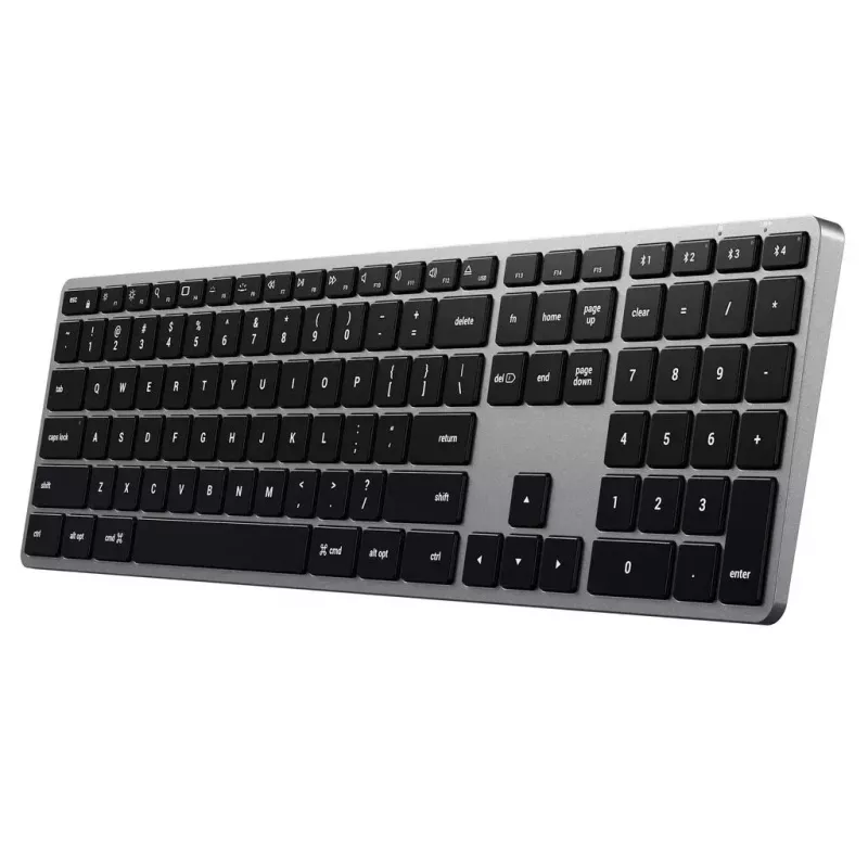 Klawiatura Satechi X3 pełnowymiarowa (100%) Bluetooth QWERTY angielska — Czarno-szara